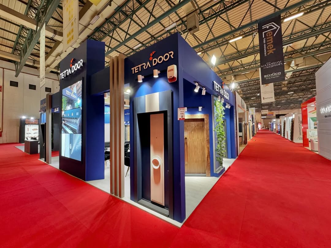 Premium exhibition stand built by Global Stand at a trade fair in Istanbul, Turkey